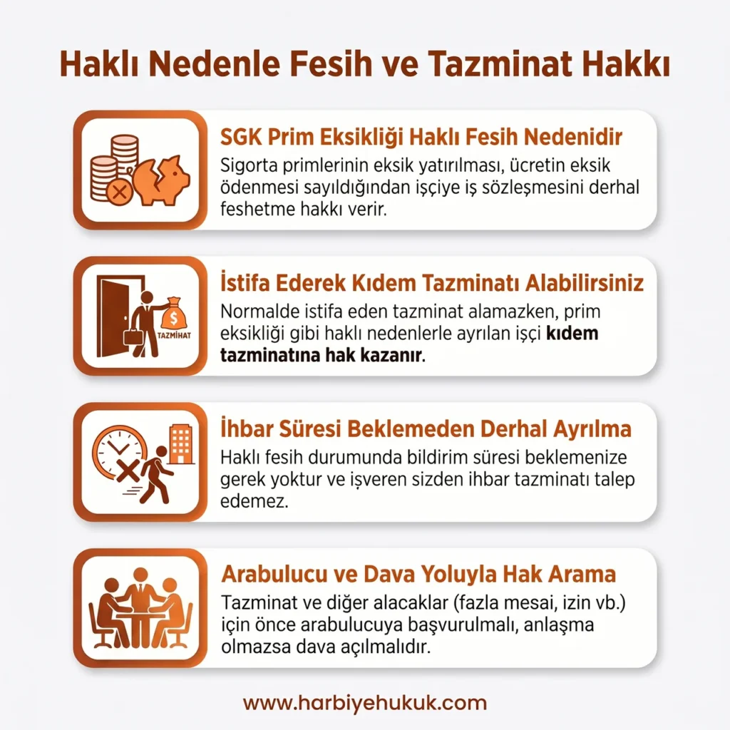 Haklı Nedenle Fesih ve Tazminat Hakkı