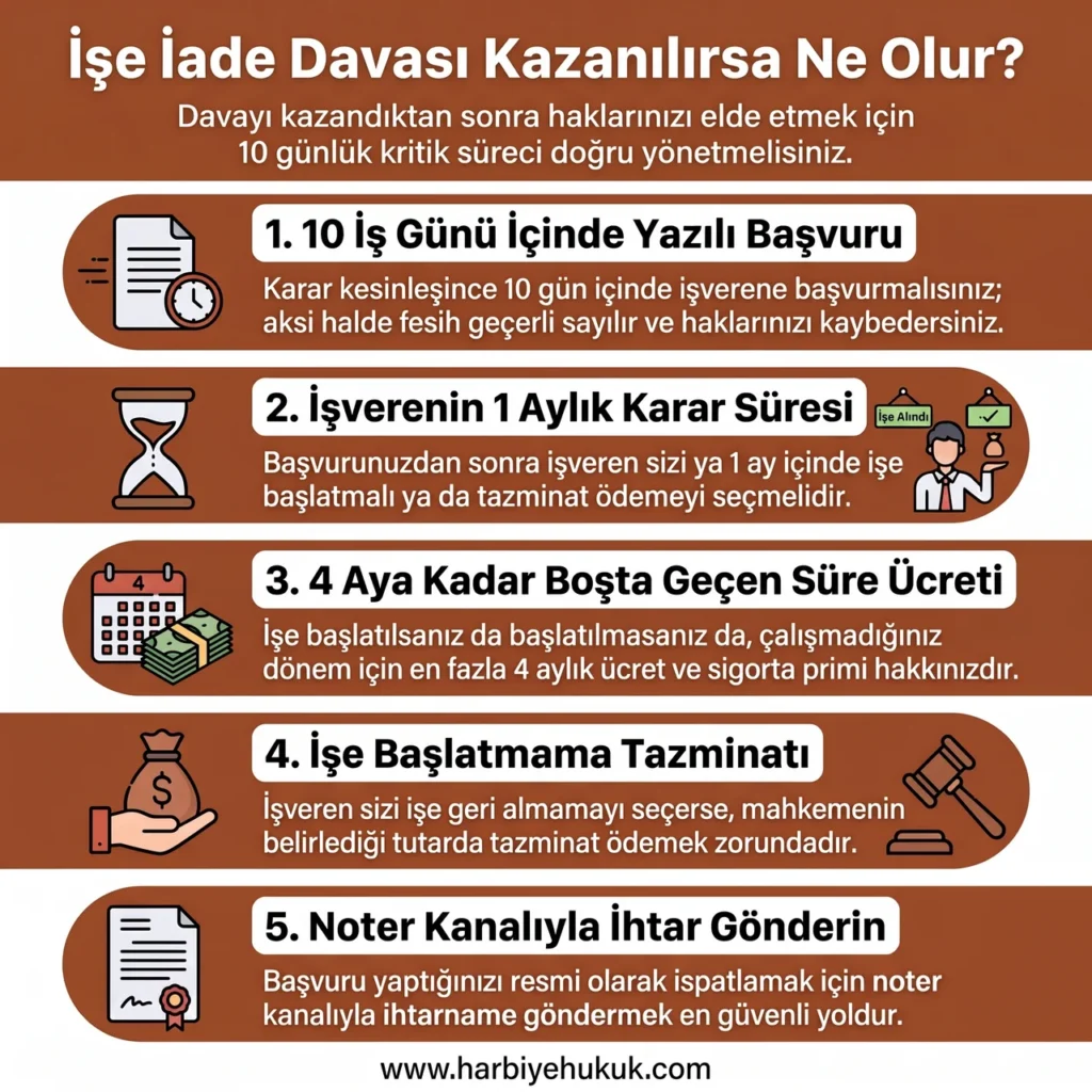İşe İade Davası Kazanılırsa Ne Olur?