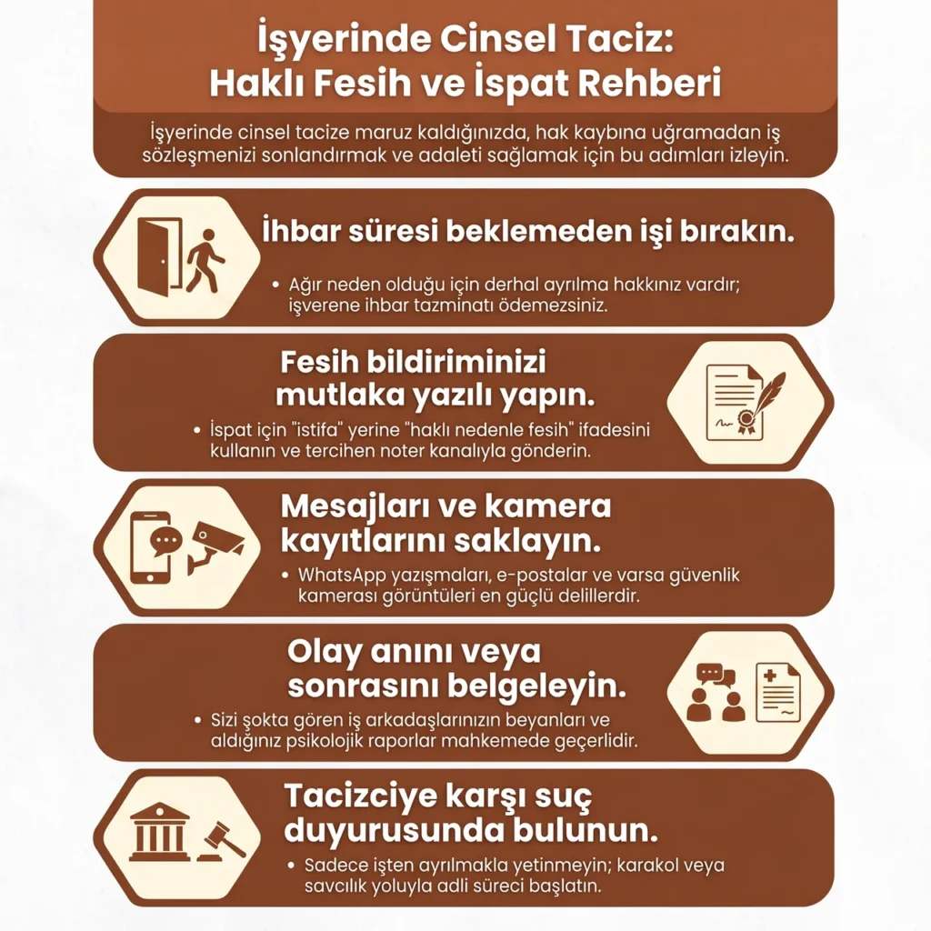 İşyerinde Cinsel Taciz İspatı