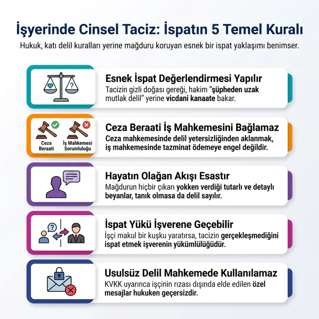 İşyerinde İşçinin Cinsel Tacizi İspatı
