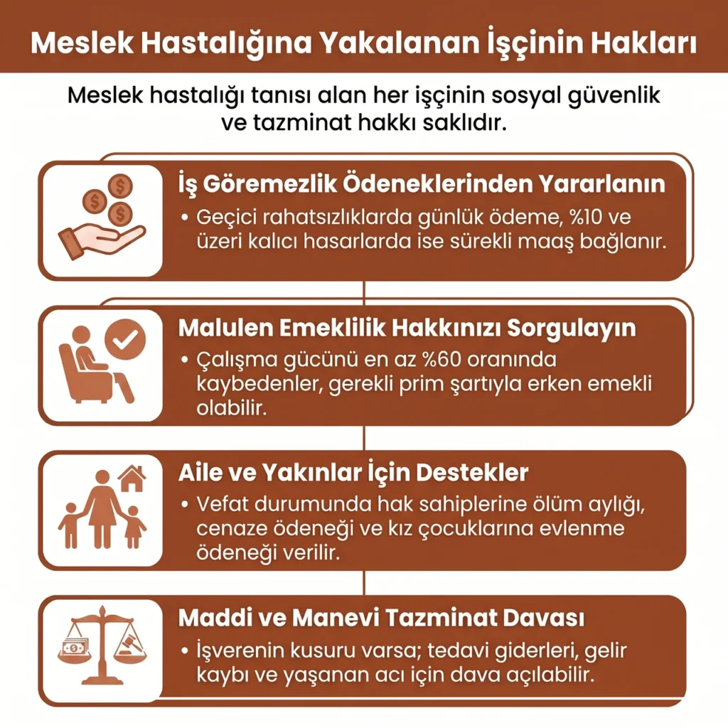 Meslek Hastalığına Yakalanan İşçinin Hakları