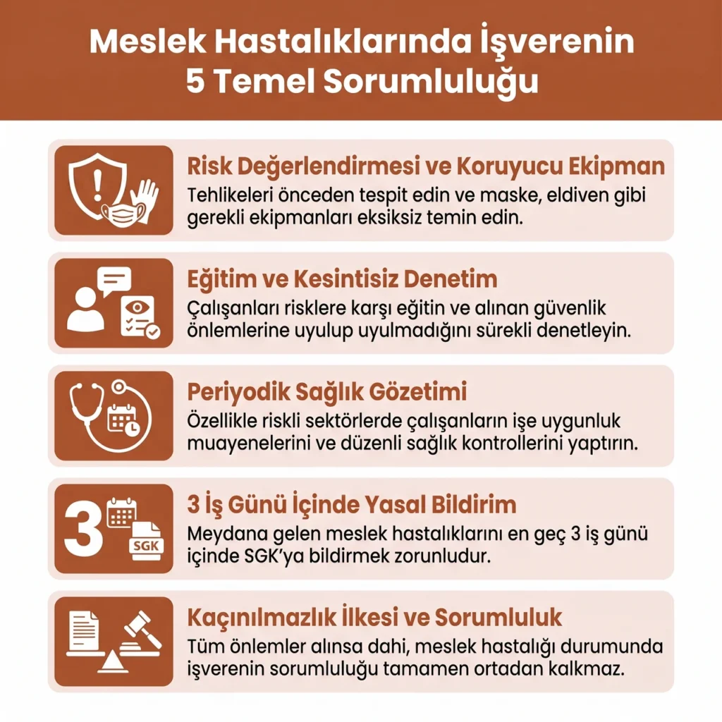 Meslek Hastalıklarında İşveren Sorumlulukları
