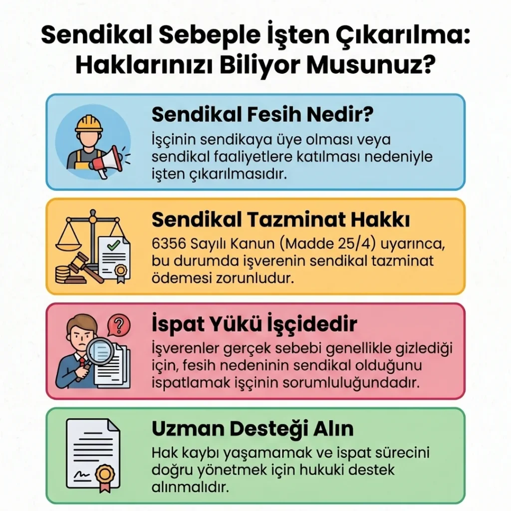 Sendikal Sebeplerle Çıkarılan İşçinin Hakları