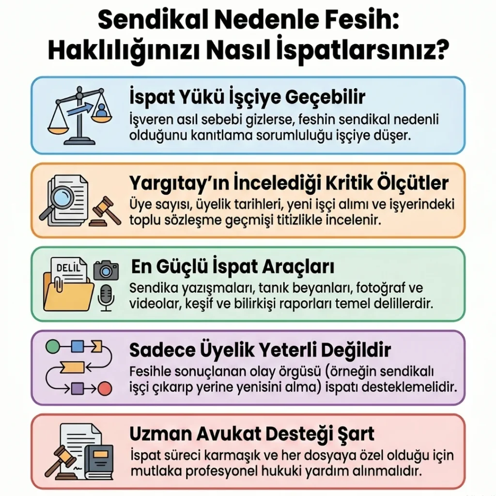 Sendikal Tazminat İşin İspat Yolları