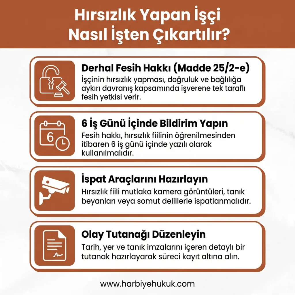 Hırsızlık Yapan İşçinin Nasıl İşten Çıkarılır?