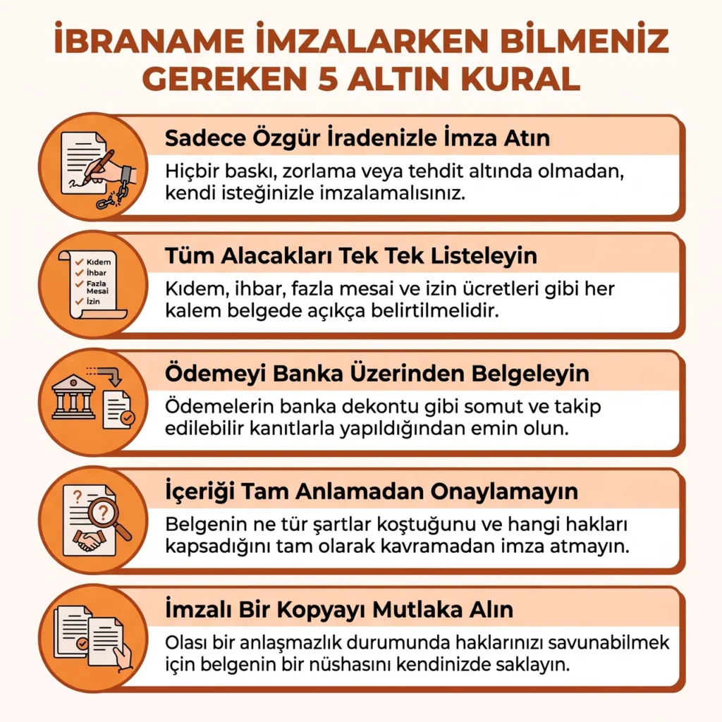 İbraname İmzalarken Dikkat Edilmesi Gerekenler