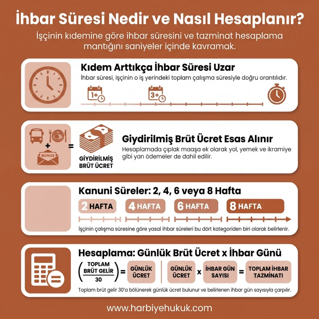 İhbar Süresi Nedir ve Nasıl Hesaplanır?