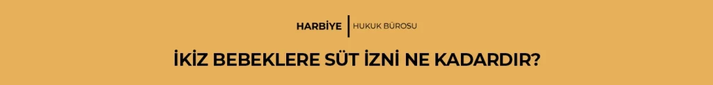 İKİZ BEBEKLERE SÜT İZNİ NE KADARDIR?