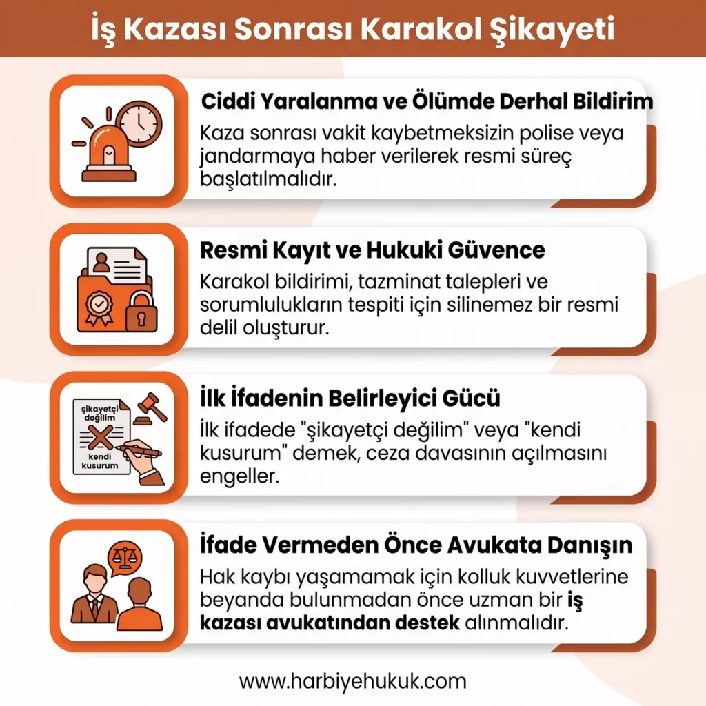 İş Kazası Sonrası Karakol Şikayeti