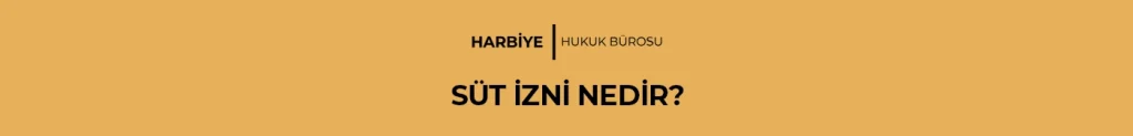 SÜT İZNİ NEDİR?