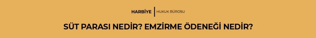 SÜT PARASI NEDİR? EMZİRME ÖDENEĞİ NEDİR?