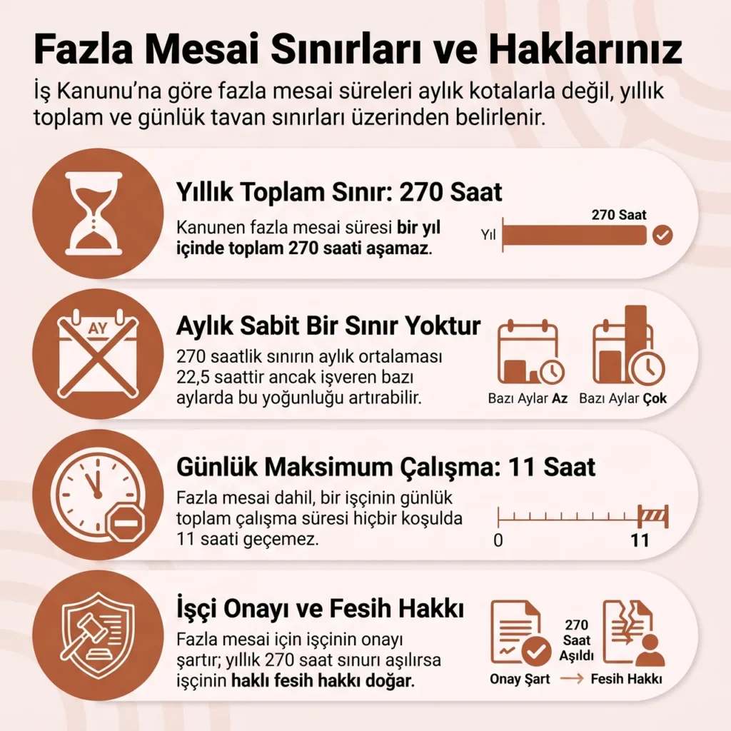 Fazla Mesai Sınırı Aşılırsa Ne Olur?