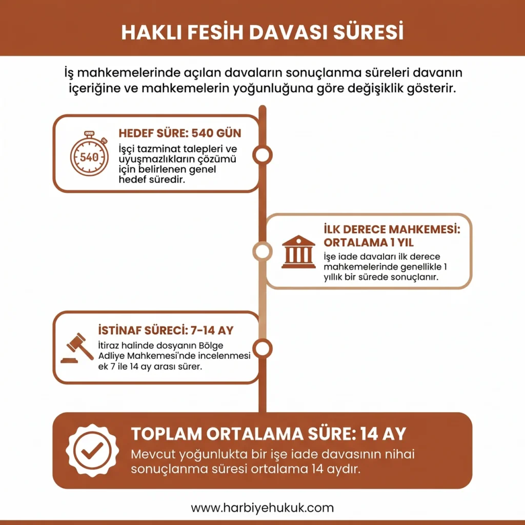 Haklı Fesih Davası Süreleri