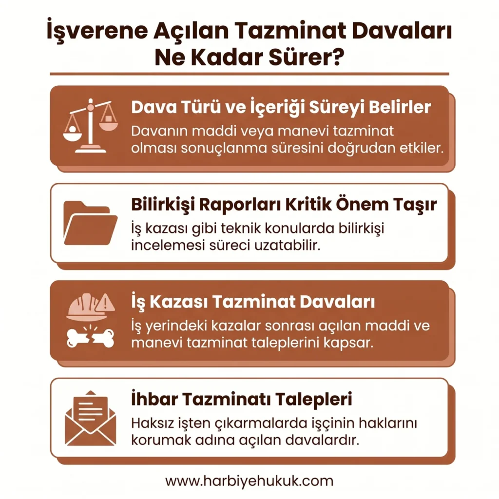 İşverene Açılan Tazminat Davası Süreleri
