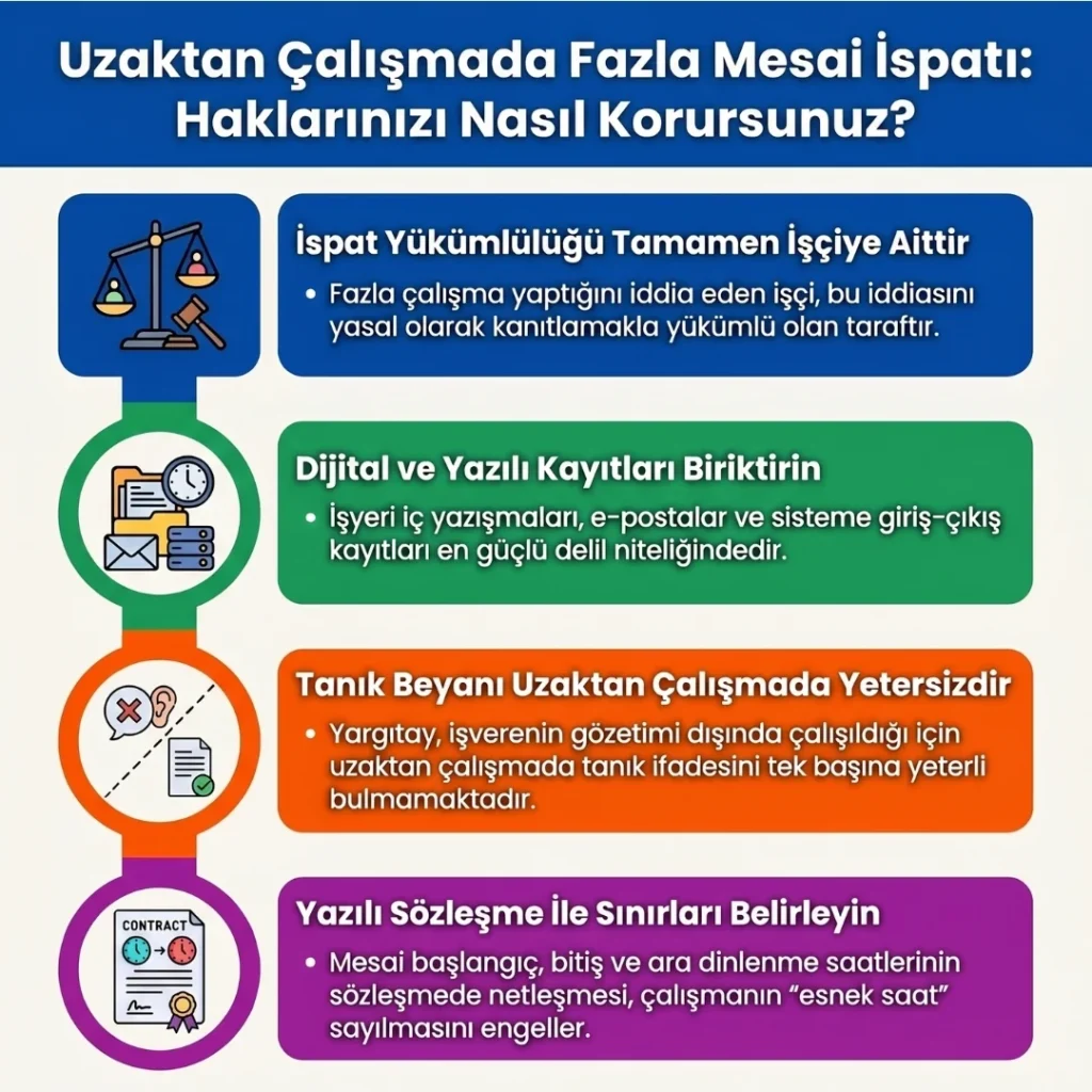 Uzaktan Çalışmada Fazzla Mesai İspatı