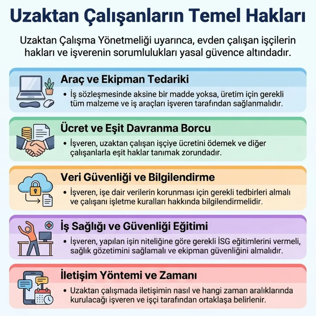 Uzaktan Çalışan (Evden Çalışan) İşçinin Hakları
