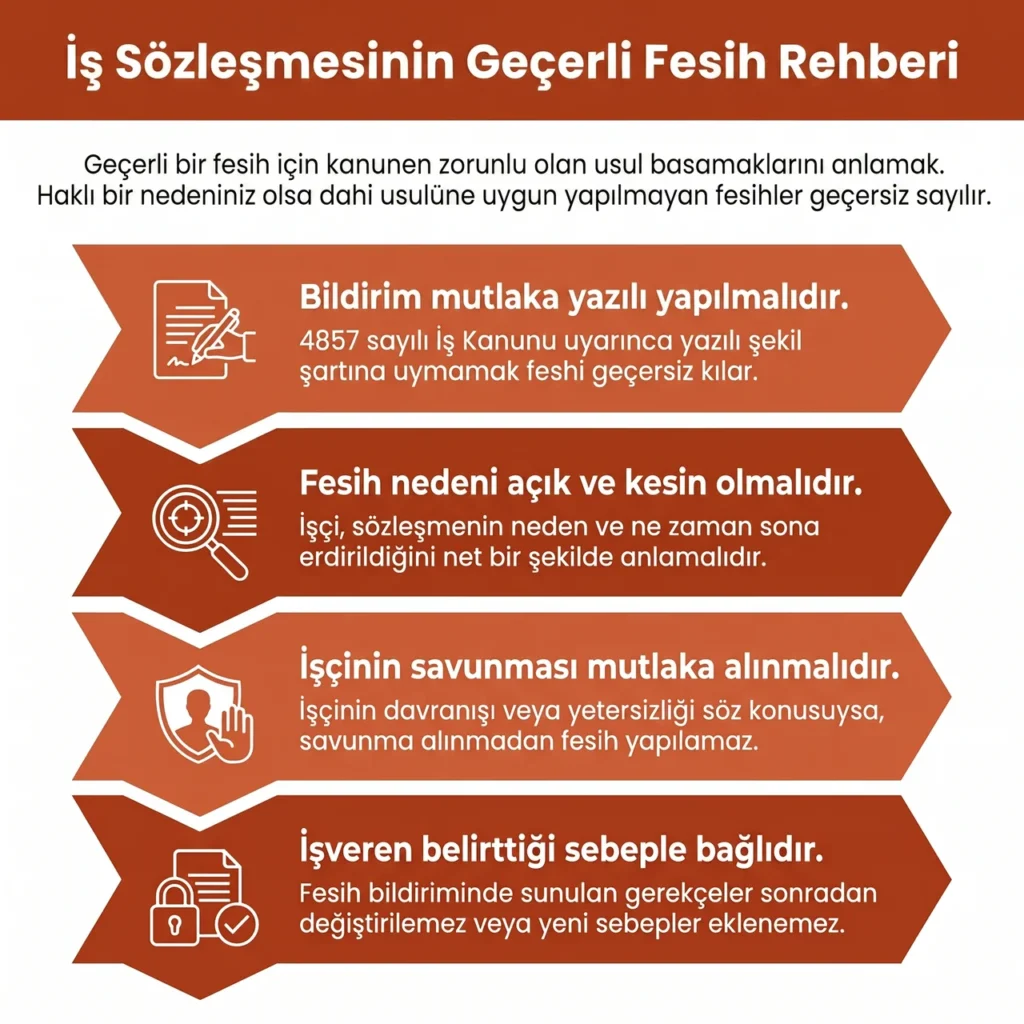 Geçerli Fesih Şartları