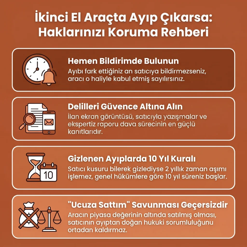 İkinci El Ayıplı Araç Alındığında Ne Yapılmalı?