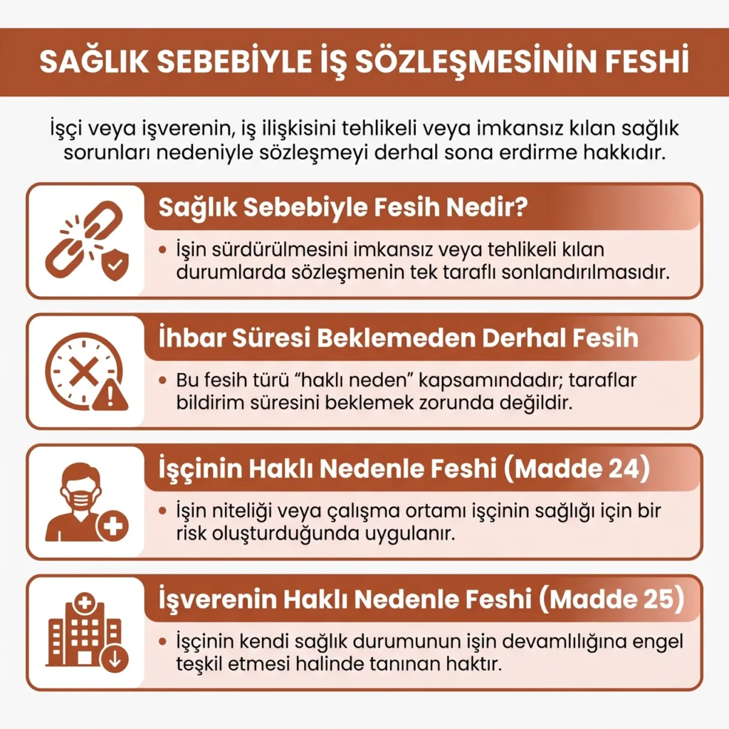 İş Sözleşmesinin Sağlık Sebebiyle Feshi