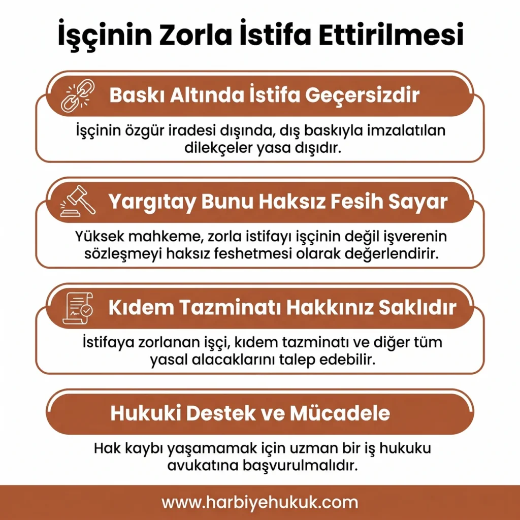 İşçinin Zorla İstifa Ettirilmesi
