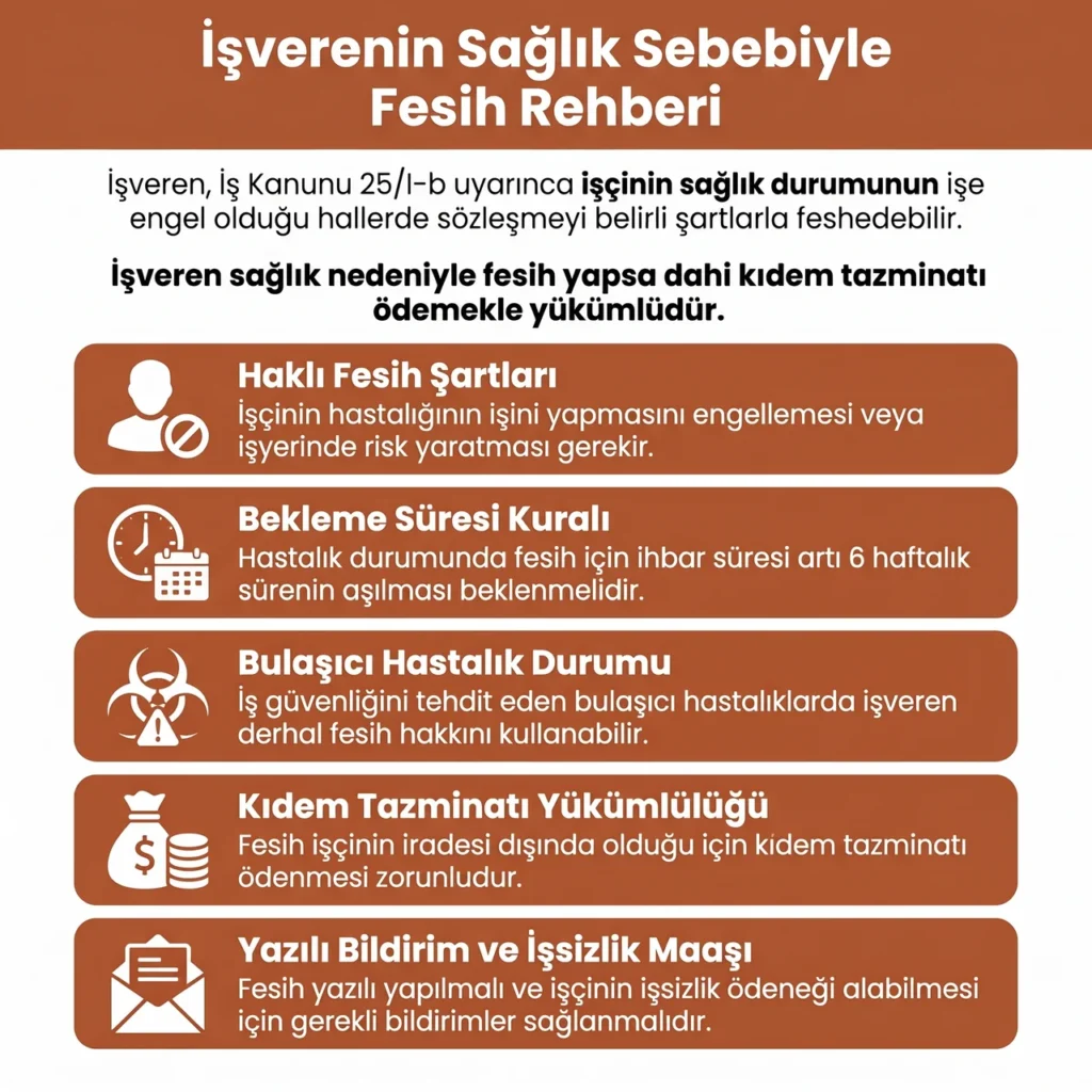 Sağlık Sebebiyle Fesihte İşveren Yükümlülükleri