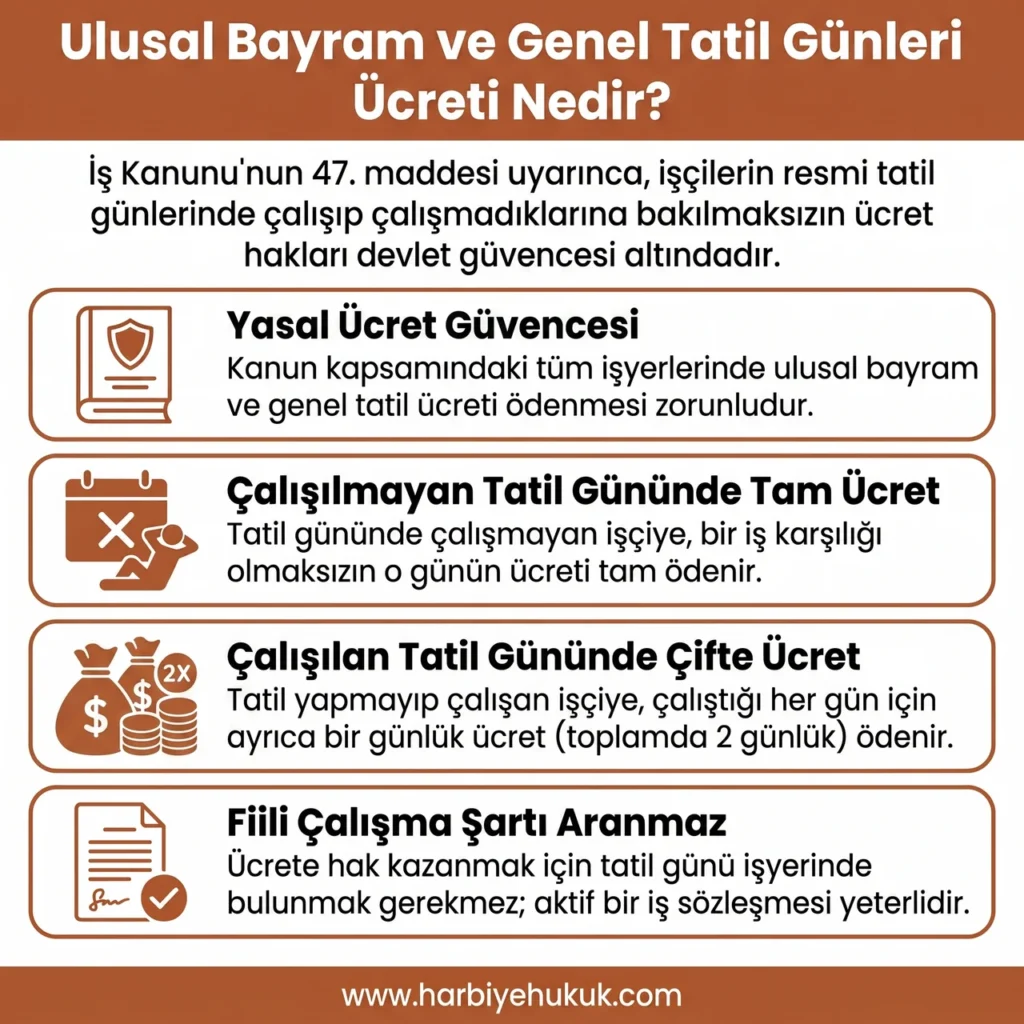 Ulusal Bayram ve Genel Tatil Günleri Ücreti Nedir?