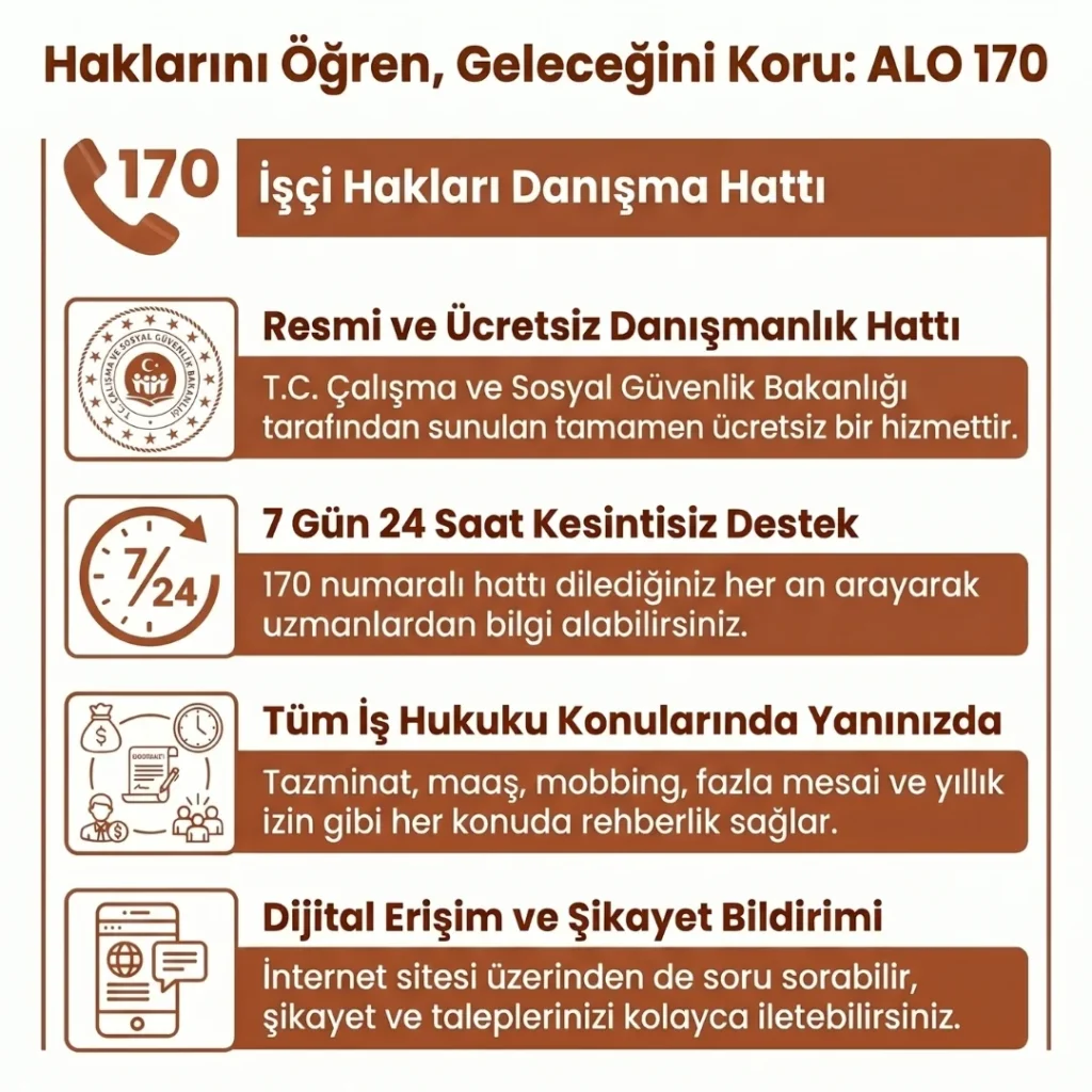 İşçi Hakları Danışma ve Şikayet Hattı Alo 170