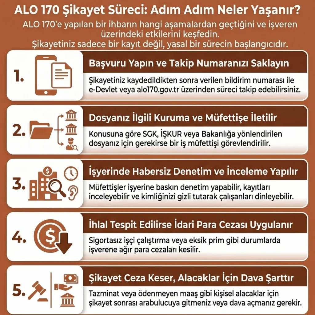 ALO 170 İşveren Şikayet Süreci