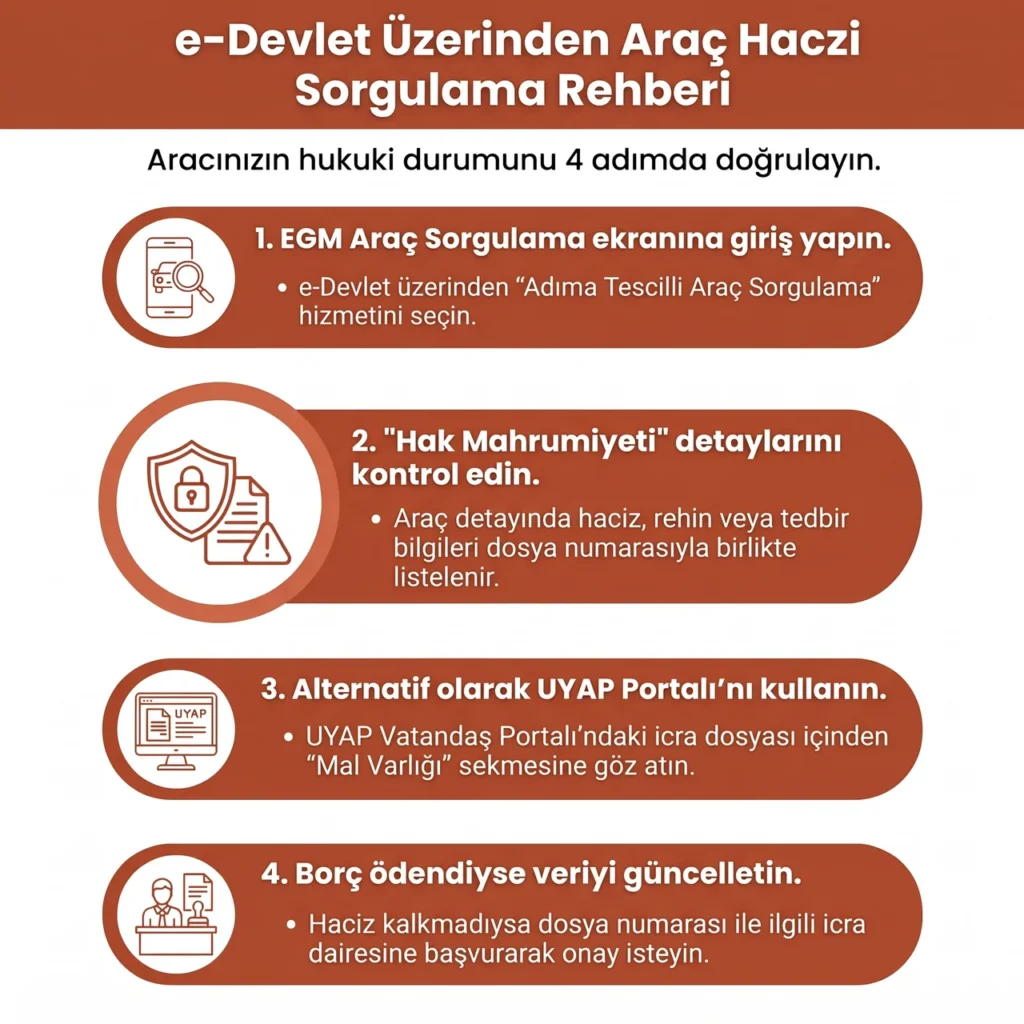 Araç Hacizi Nasıl Sorgulanır?