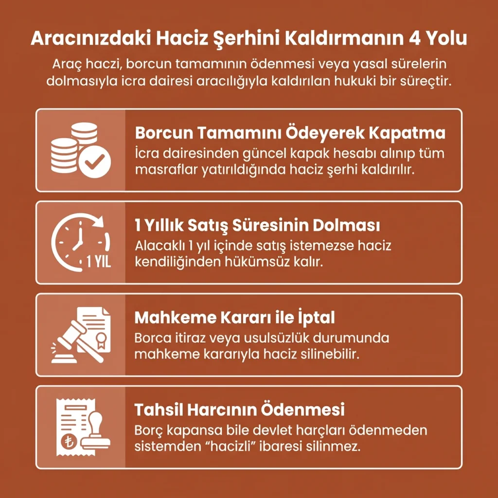 Araç Haczini Kaldırma Yolları