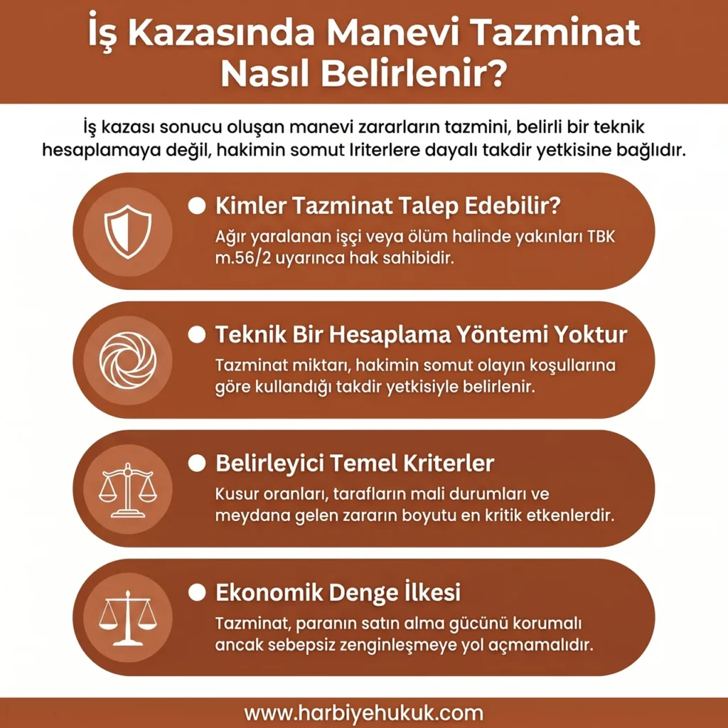 İş Kazasında Manevi Tazminat Nasıl Belirlenir?