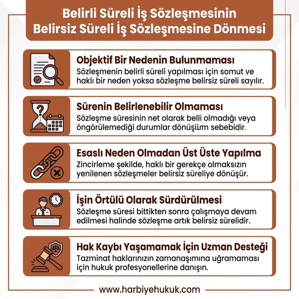 İş Sözleşmesinin Belirsiz Süreliye Dönüşümü
