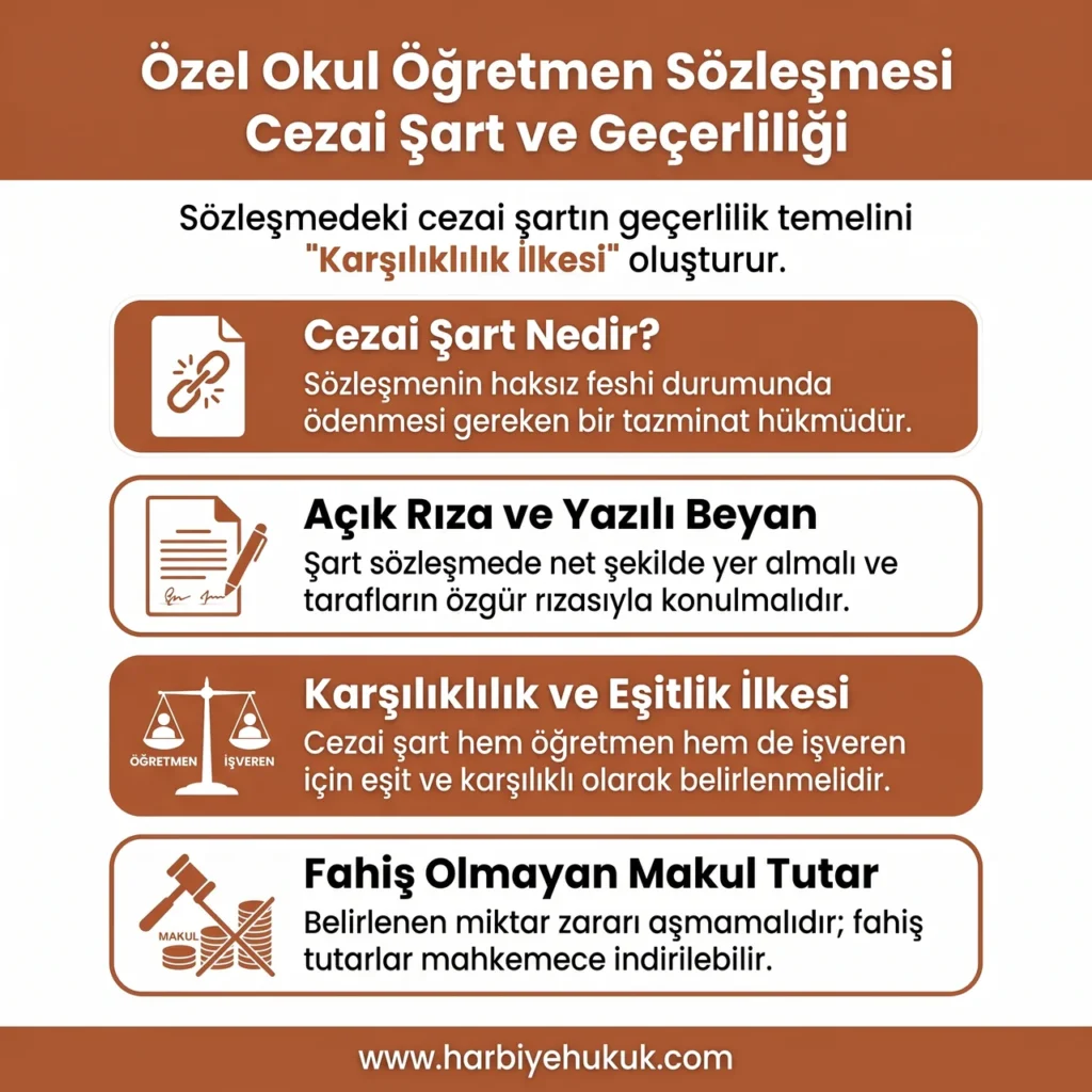 Öğretmen Sözleşmesi Cezai Şart Rehberi