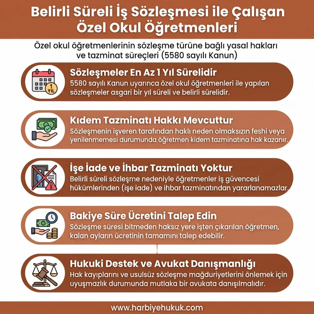 Özel Okul Öğretmenlerinin Yasal Hakları
