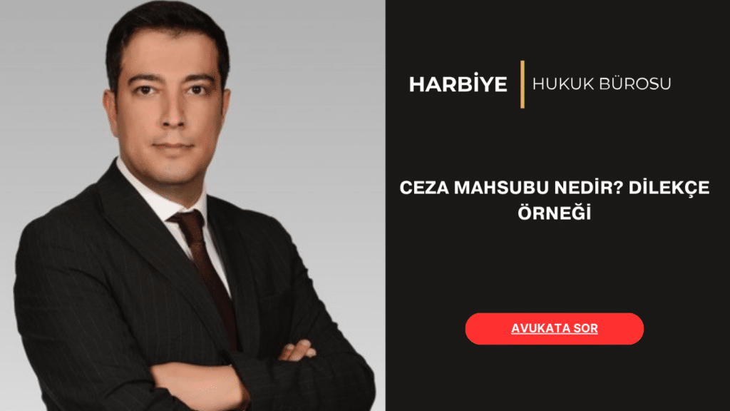 CEZA MAHSUBU NEDİR DİLEKÇE ÖRNEĞİ
