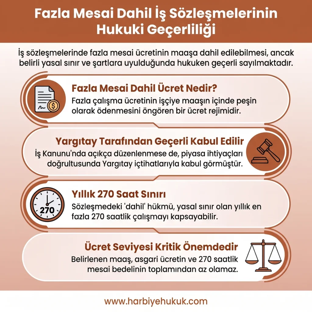Fazla Mesai Dahil İş Sözleşmelerinin Hukuki Geçerliliği