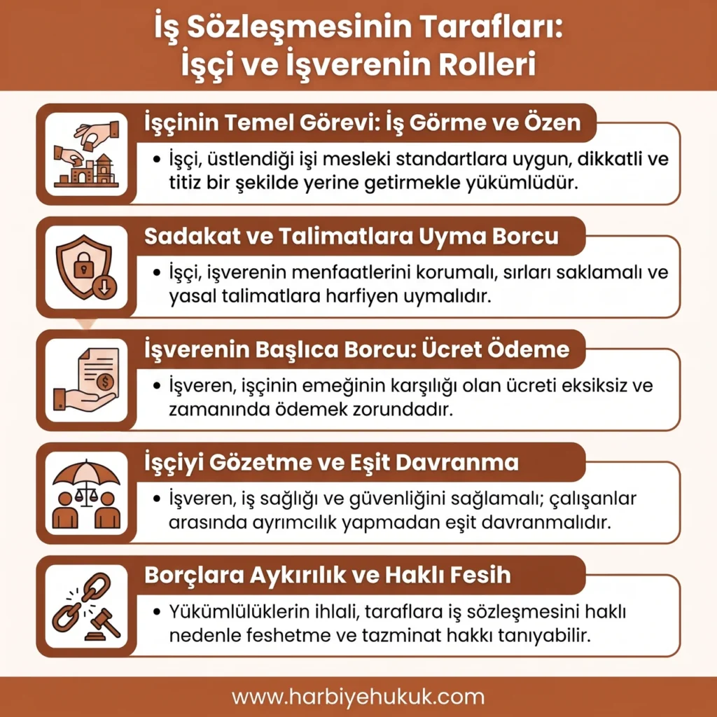 İş Sözleşmesinin Tarafları İşçi ve İşverenin Rolleri
