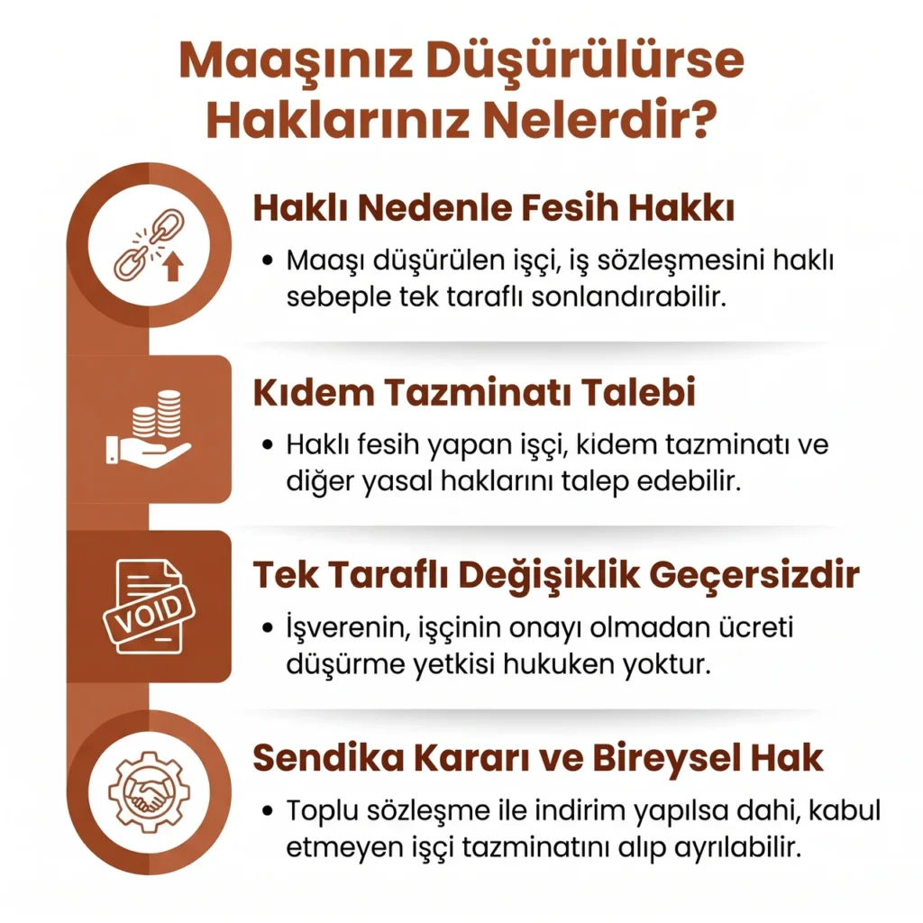 İşçinin Maaşının Düşürülmesinde Yapılacaklar