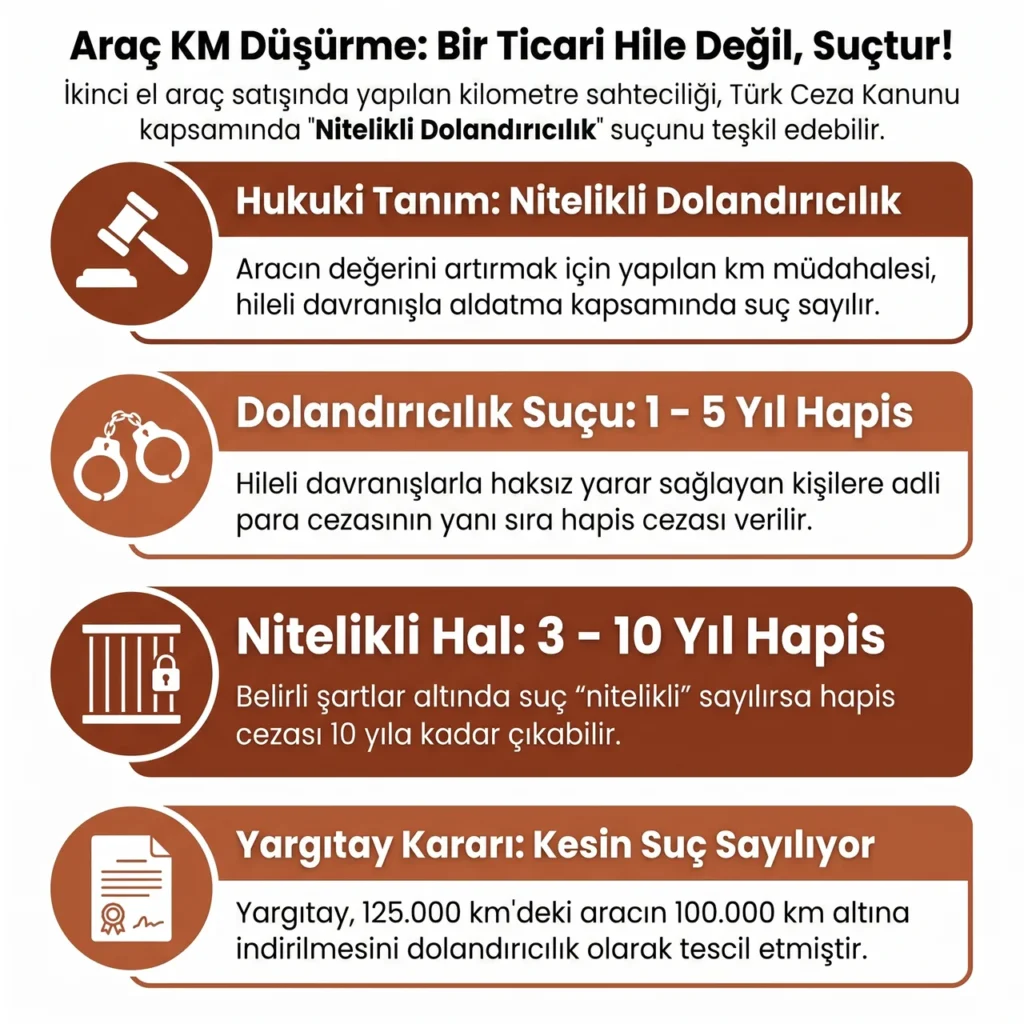 Kilometresi Düşürülmüş Araç Suç Mudur?