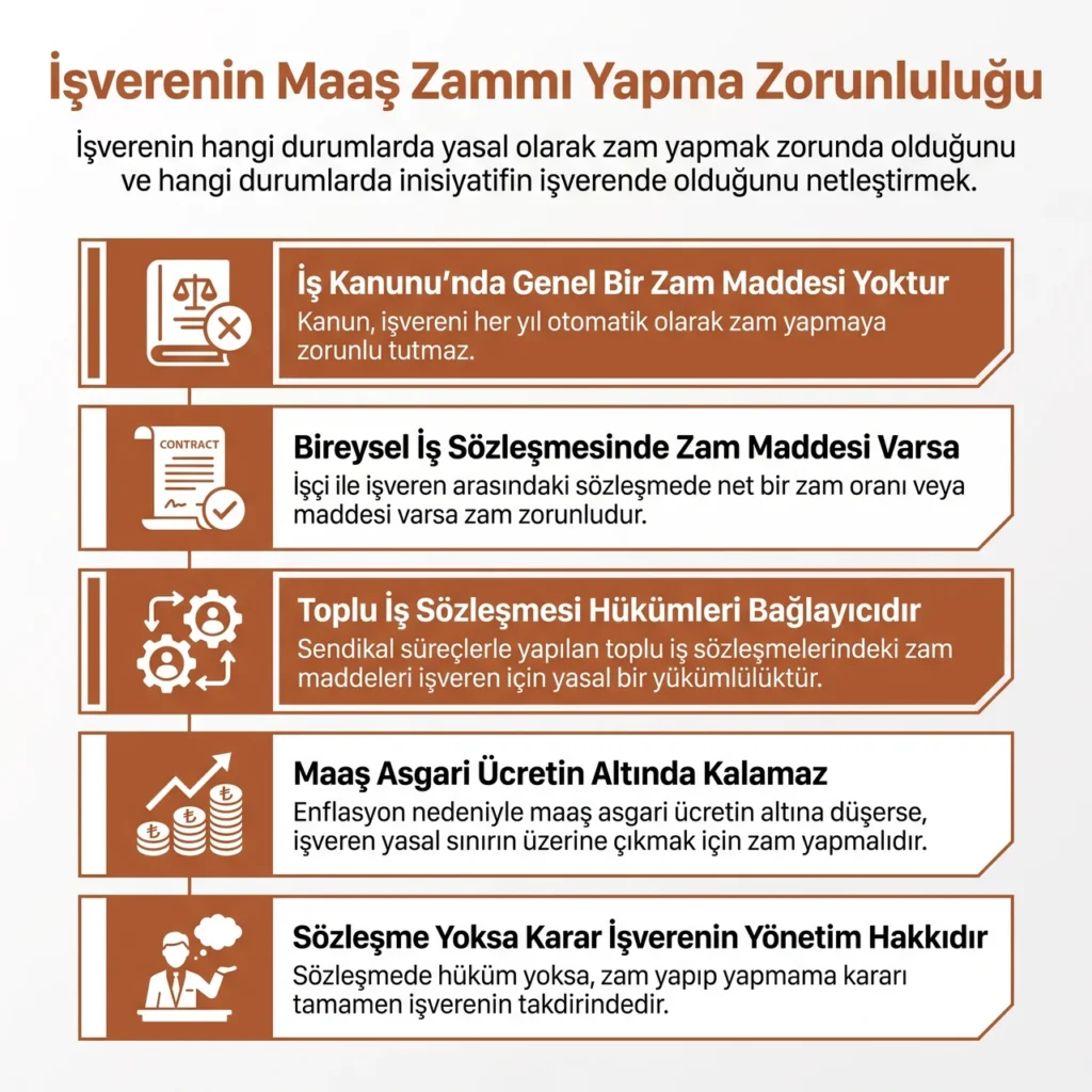 Maaş Zammı Zorunluluğu