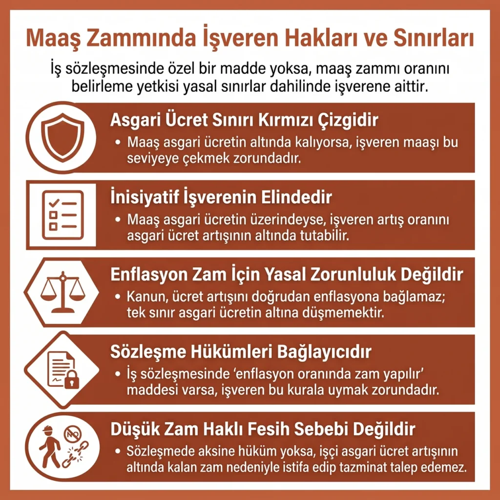 Maaş Zammında İşveren Hakları
