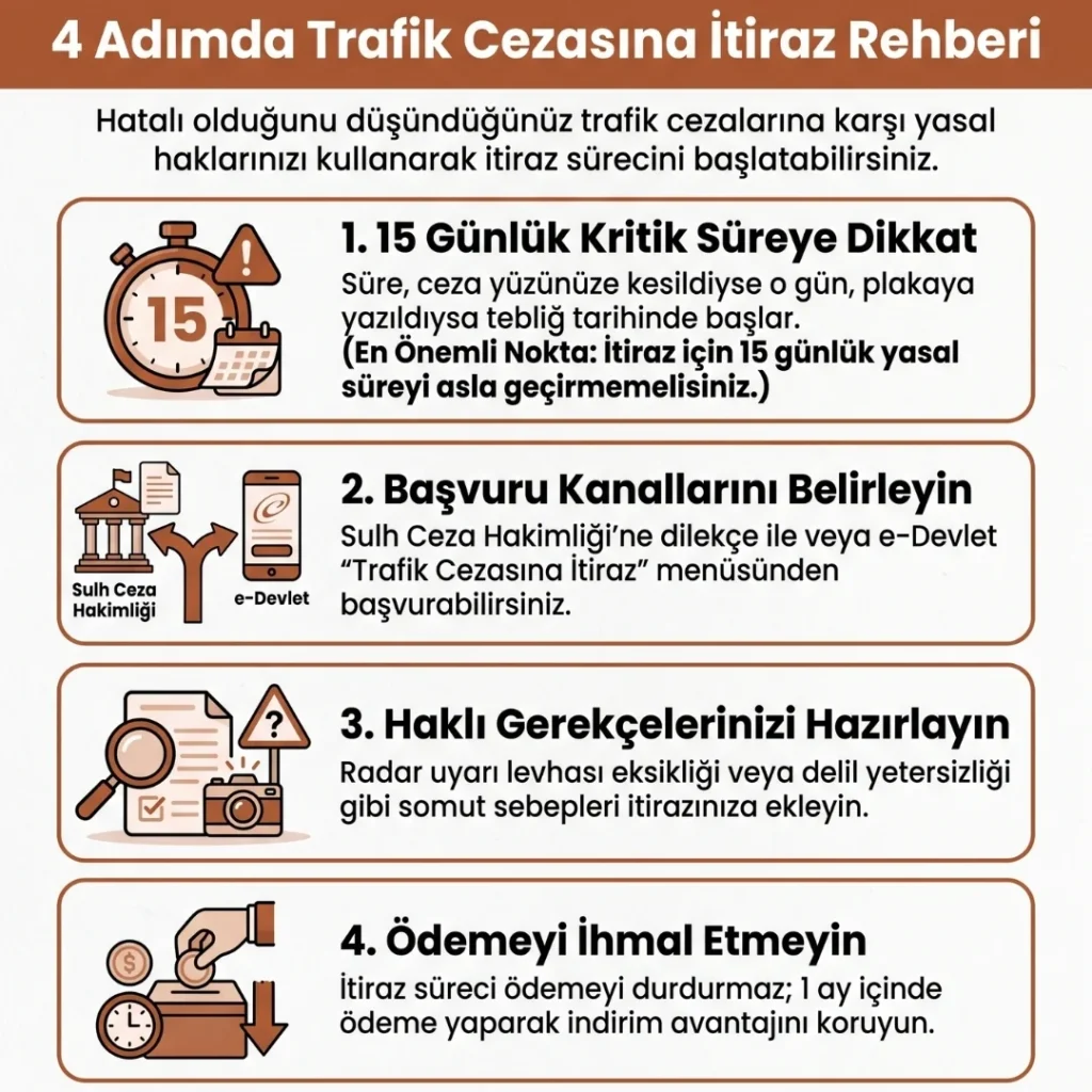 Trafik Cezasına İtiraz Nasıl Yapılır?