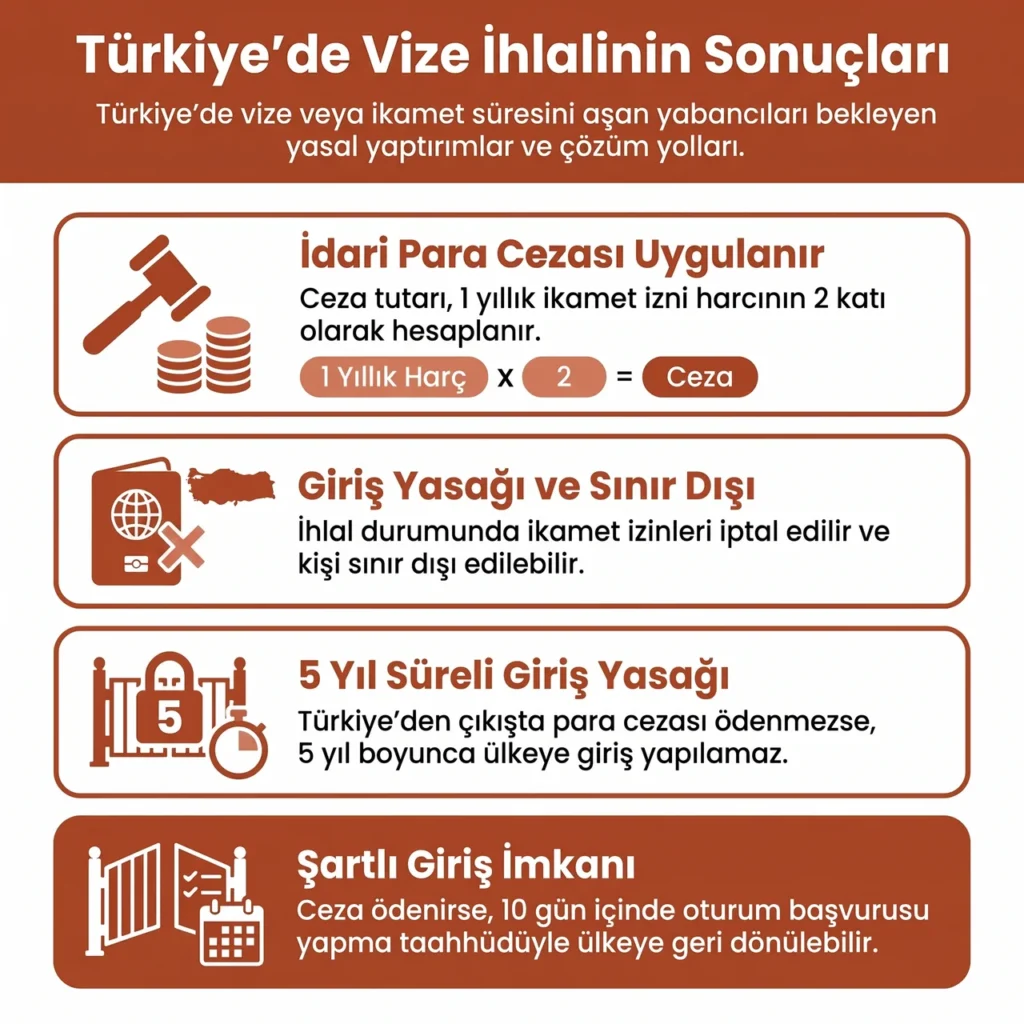 Türkiye Vize İhlali Cezası