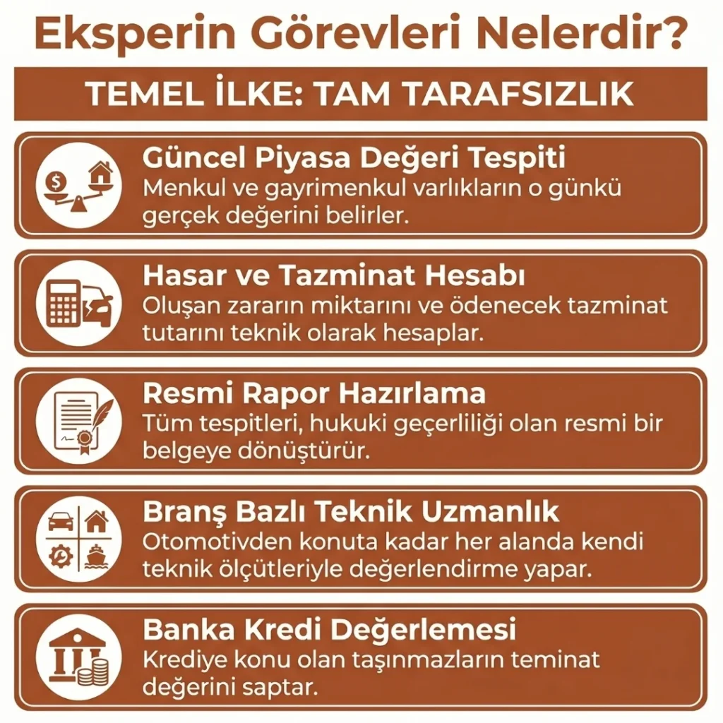 Eksper Görevleri Nelerdir?