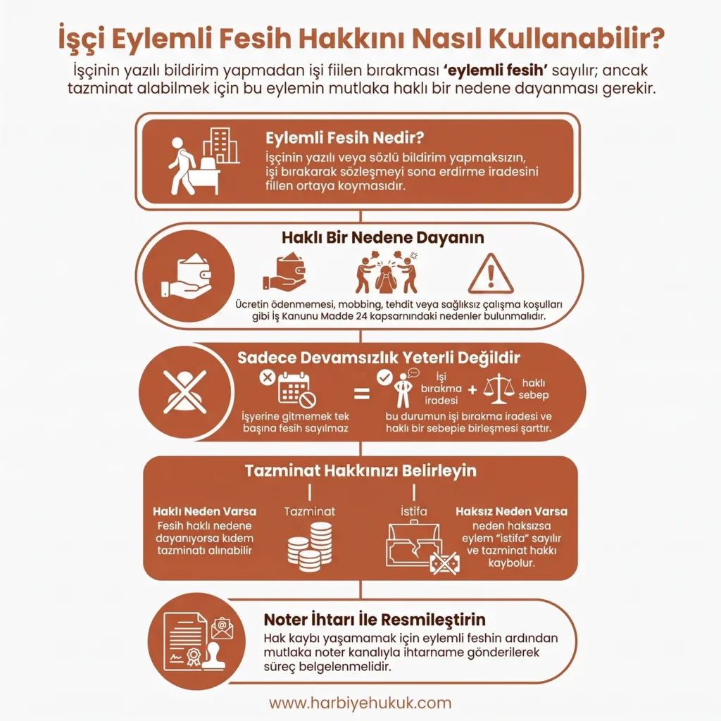 İşçi Eylemli Fesih Hakkı Rehberi