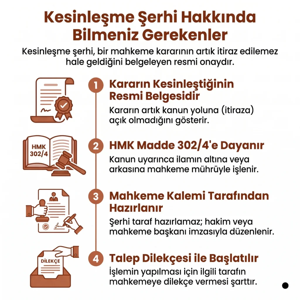 Kesinleşme Şerhi Hakkında Bilmeniz Gerekenler
