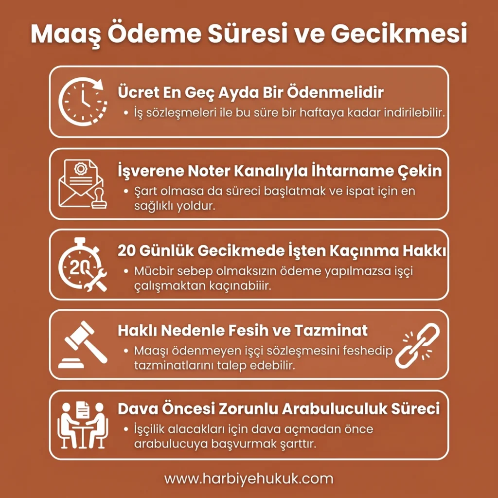 Maaş Ödeme Süresi ve Gecikmesi