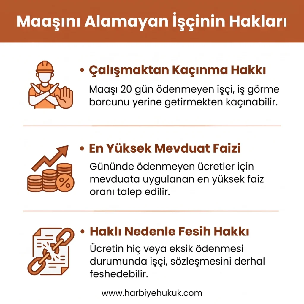 Maaşını Alamayan İşçinin Hakları