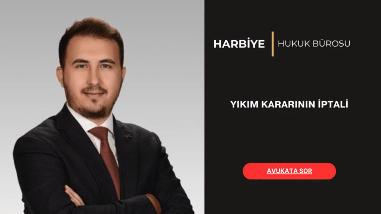 YIKIM KARARININ İPTALİ