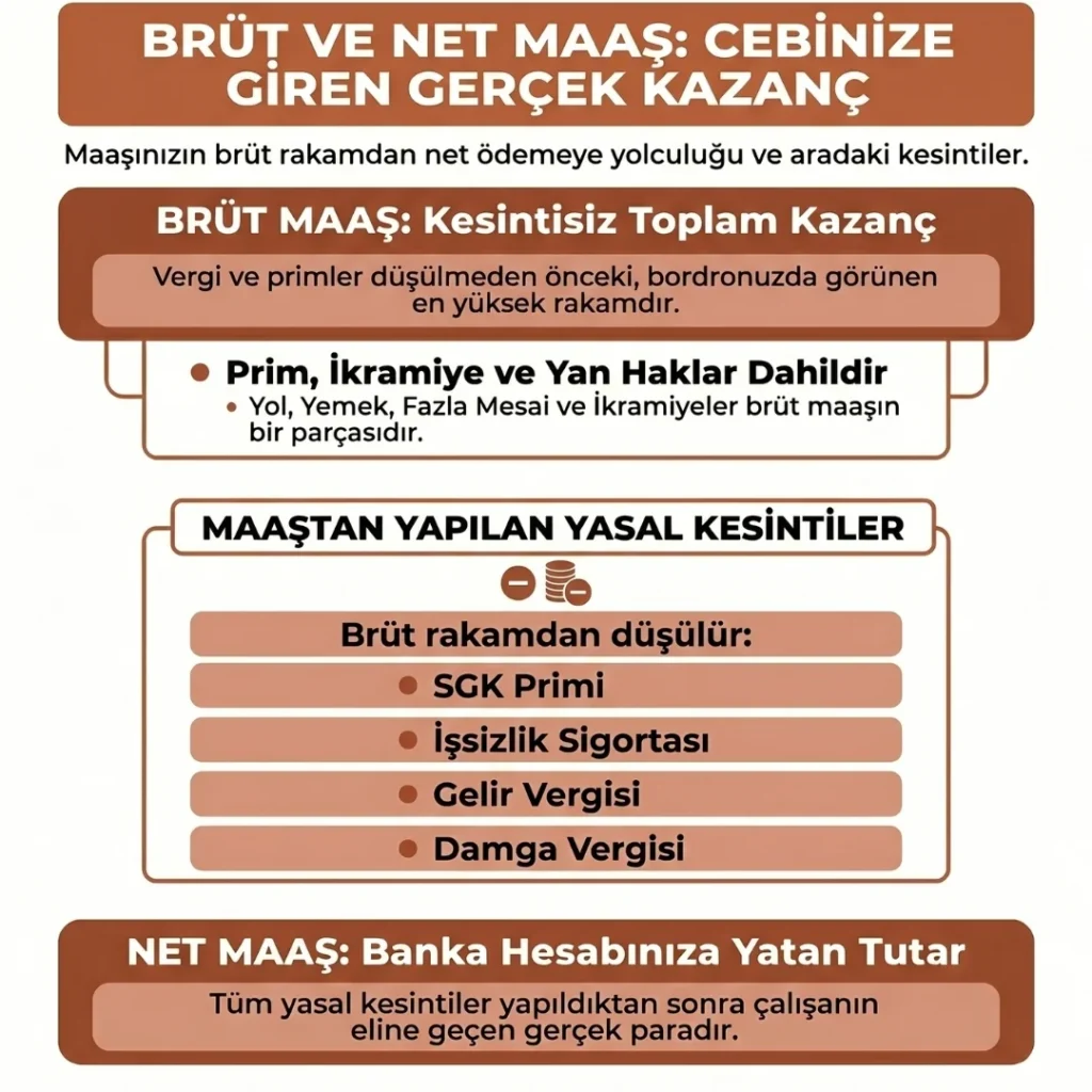 Brüt Maaştan Yapılan Kesintiler